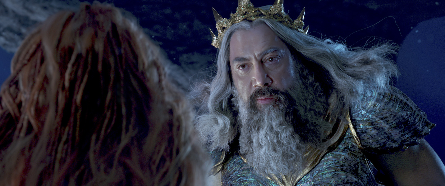 Primera imagen de Javier Bardem como el Rey Tritón de La Sirenita
