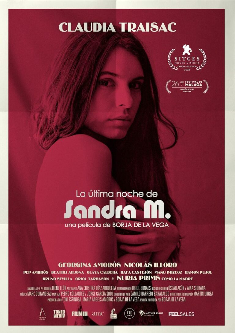 Cartel de La última noche de Sandra M.