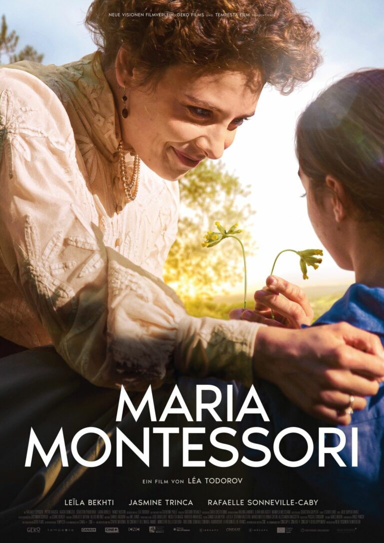 Cartel de María Montessori