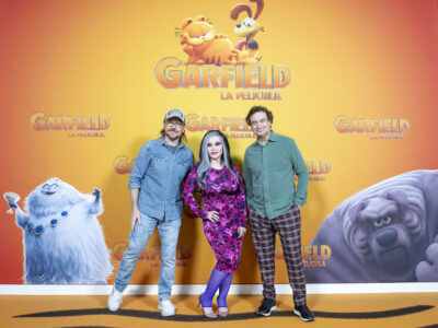 Santiago Segura, Alaska y Pepe Rodríguez presentan Garfield