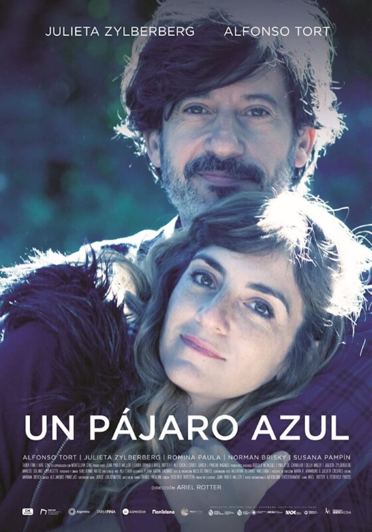 Cartel de Un pájaro azul