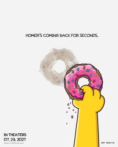 Cartel de The Simpsons Movie 2