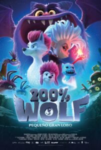 Cartel de 200% Wolf, pequeño gran lobo