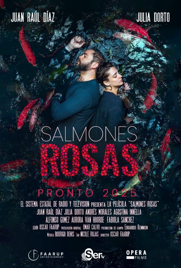 Cartel de Salmones rosas