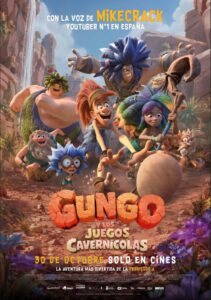 Cartel de Gungo y los juegos cavernícolas