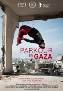 Cartel de Parkour en Gaza (Yalla Parkour)