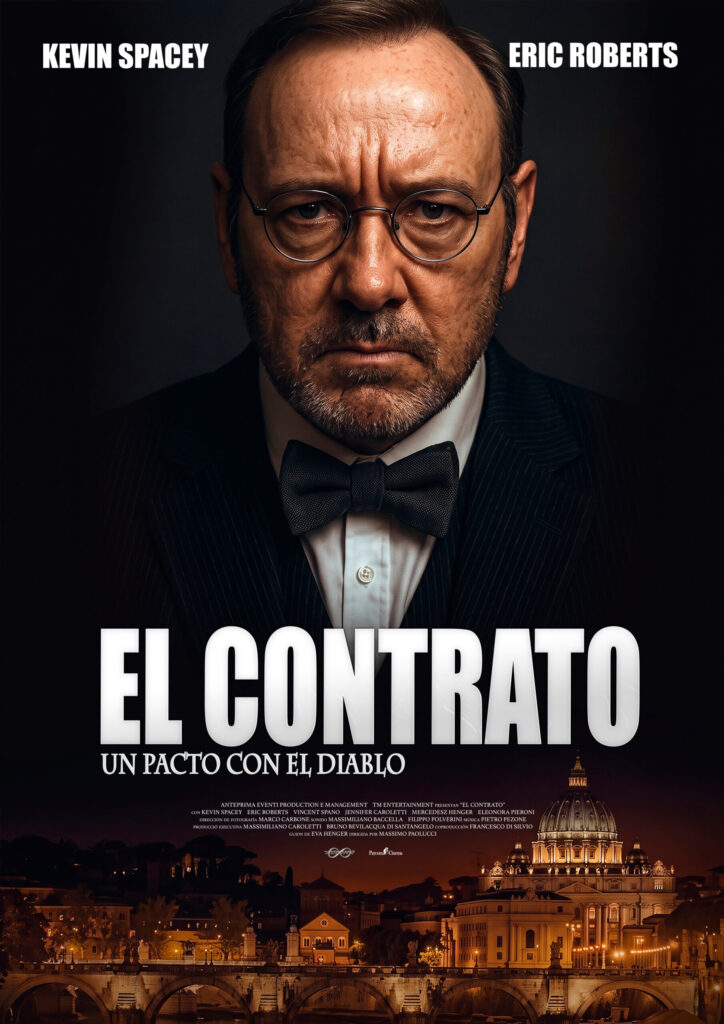 Cartel de El contrato. Un pacto con el diablo