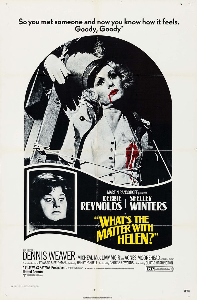 Cartel original de la película ¿Qué le pasa a Helen? de 1971.