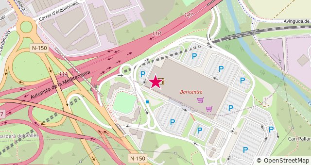 Mapa de la zona de Yelmo Baricentro
