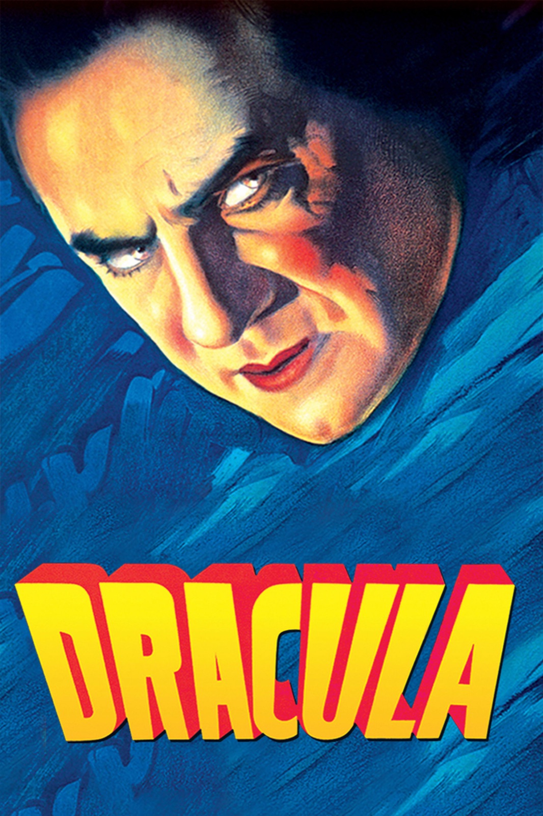 Cartel de Drácula con el rostro de Bela Lugosi
